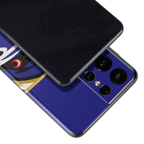 NFL Baltimore Ravens Zone Block Galaxy S21 Ultra 5G Skin