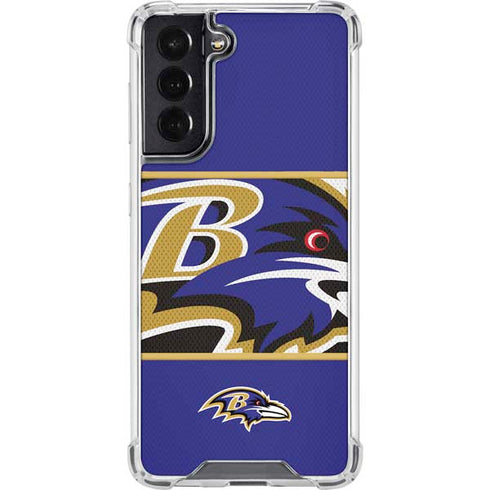 NFL Baltimore Ravens Zone Block Galaxy S22 Clear Case