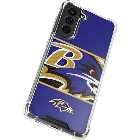 NFL Baltimore Ravens Zone Block Galaxy S22 Clear Case