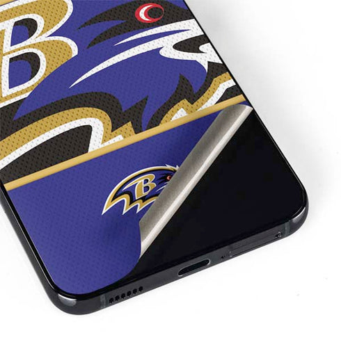NFL Baltimore Ravens Zone Block Galaxy S22 Plus Skin