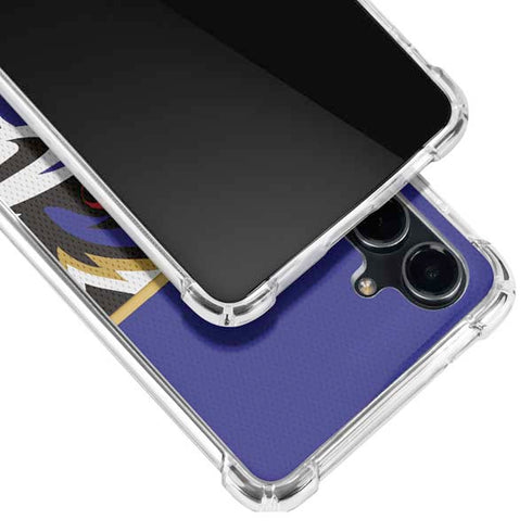 NFL Baltimore Ravens Zone Block Galaxy S23 FE Clear Case