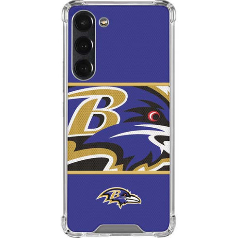 NFL Baltimore Ravens Zone Block Galaxy S23 Plus Clear Case