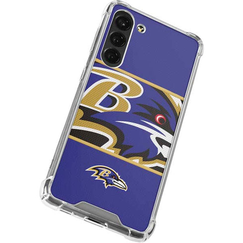 NFL Baltimore Ravens Zone Block Galaxy S23 Plus Clear Case