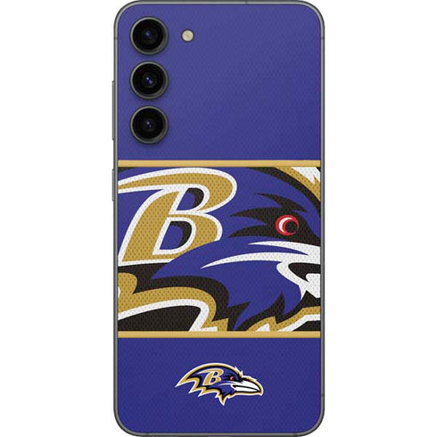 NFL Baltimore Ravens Zone Block Galaxy S23 Plus Skin