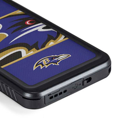 NFL Baltimore Ravens Zone Block Galaxy S23 Plus Waterproof Case
