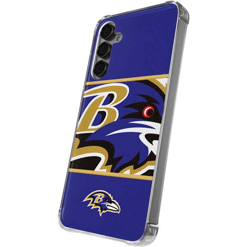 NFL Baltimore Ravens Zone Block Galaxy S24 Plus Clear Case