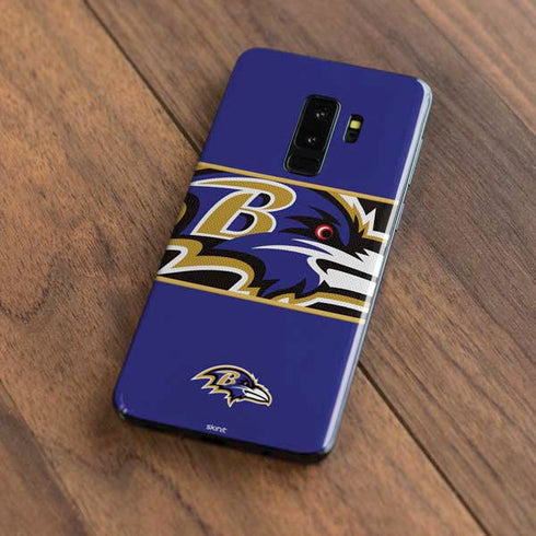 NFL Baltimore Ravens Zone Block Galaxy S9 Plus Skin