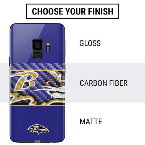 NFL Baltimore Ravens Zone Block Galaxy S9 Skin