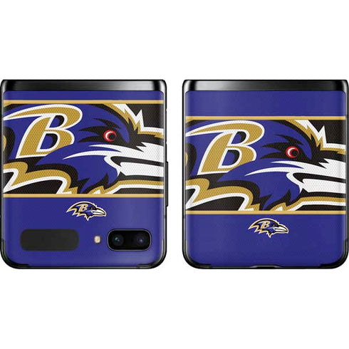 NFL Baltimore Ravens Zone Block Galaxy Z Flip Skin