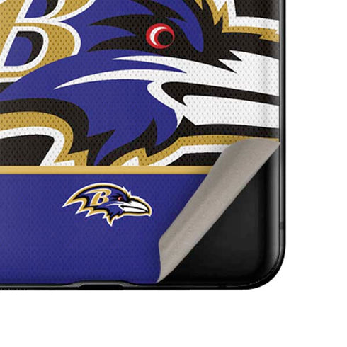 NFL Baltimore Ravens Zone Block Galaxy Z Flip Skin