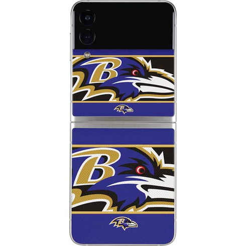 NFL Baltimore Ravens Zone Block Galaxy Z Flip3 5G Skin