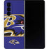 NFL Baltimore Ravens Zone Block Galaxy Z Fold4 5G Skin