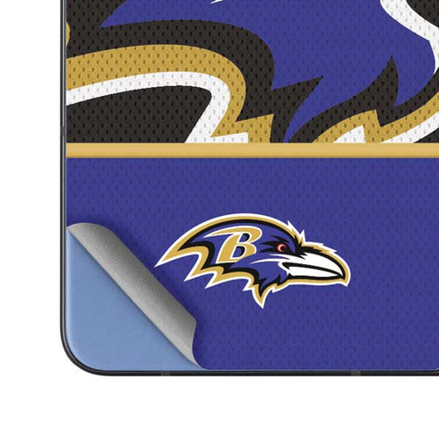 NFL Baltimore Ravens Zone Block Galaxy Z Fold5 5G Skin
