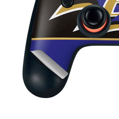 NFL Baltimore Ravens Zone Block Google Stadia Controller Skin