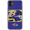 NFL Baltimore Ravens Zone Block iPhone 11 Clear Case