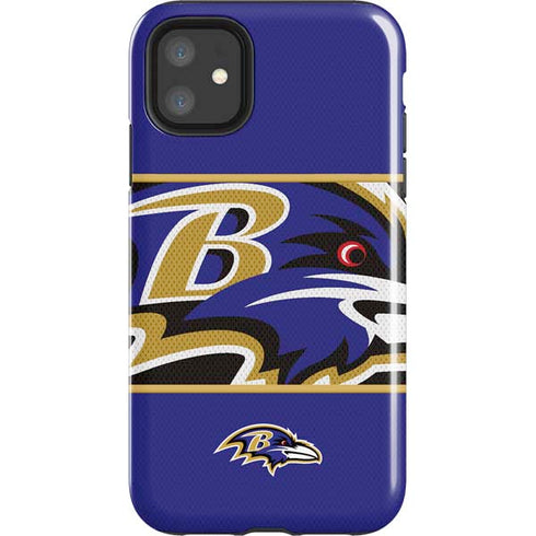 NFL Baltimore Ravens Zone Block iPhone 11 Impact Case