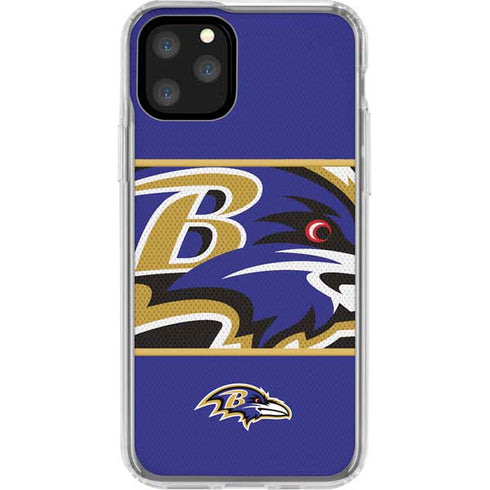 NFL Baltimore Ravens Zone Block iPhone 11 Pro Clear Case