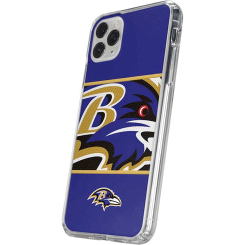 NFL Baltimore Ravens Zone Block iPhone 11 Pro Clear Case