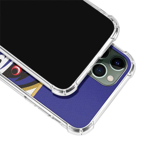NFL Baltimore Ravens Zone Block iPhone 11 Pro Max Clear Case