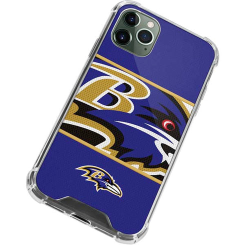 NFL Baltimore Ravens Zone Block iPhone 11 Pro Max Clear Case