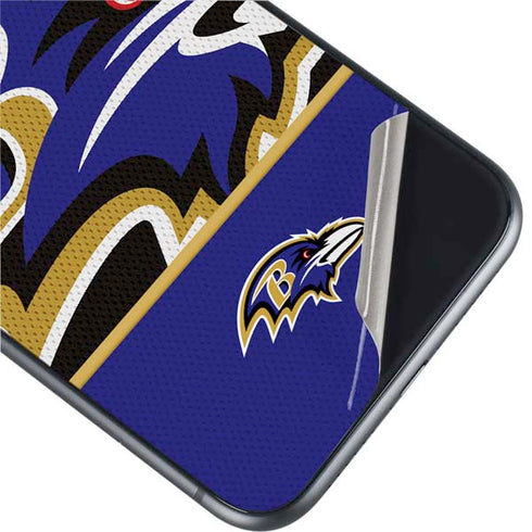 NFL Baltimore Ravens Zone Block iPhone 11 Skin