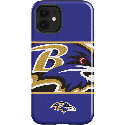 NFL Baltimore Ravens Zone Block iPhone 12 Impact Case