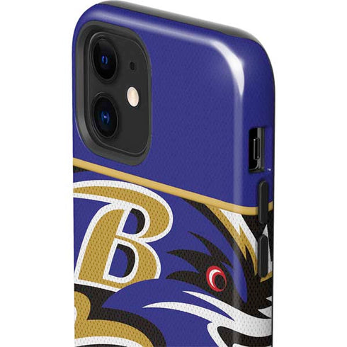 NFL Baltimore Ravens Zone Block iPhone 12 Impact Case