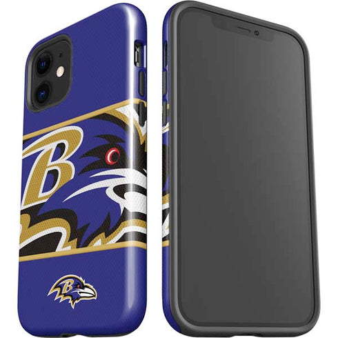NFL Baltimore Ravens Zone Block iPhone 12 Impact Case