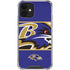 NFL Baltimore Ravens Zone Block iPhone 12 Mini Clear Case