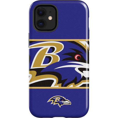 NFL Baltimore Ravens Zone Block iPhone 12 Mini Impact Case