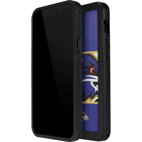NFL Baltimore Ravens Zone Block iPhone 12 Pro Waterproof Case
