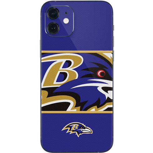 NFL Baltimore Ravens Zone Block iPhone 12 Skin