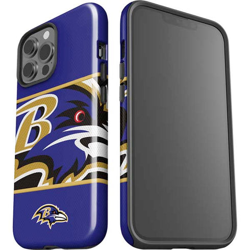 NFL Baltimore Ravens Zone Block iPhone 13 Pro Max Impact Case