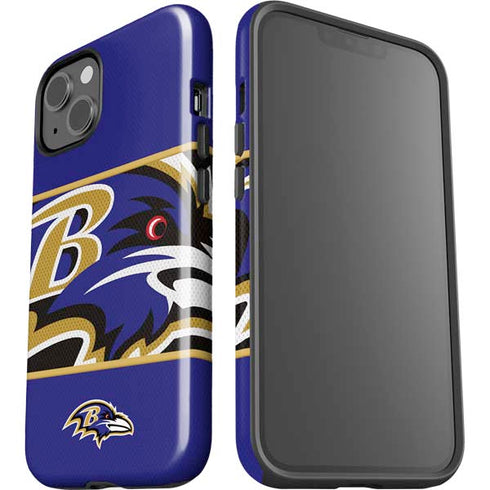 NFL Baltimore Ravens Zone Block iPhone 15 Plus Impact Case