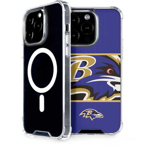 NFL Baltimore Ravens Zone Block iPhone 15 Pro MagSafe Case