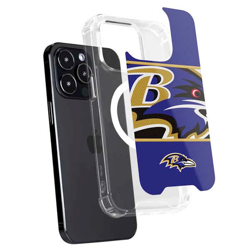 NFL Baltimore Ravens Zone Block iPhone 15 Pro MagSafe Case