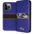 NFL Baltimore Ravens Zone Block iPhone 14 Pro Max Folio Case
