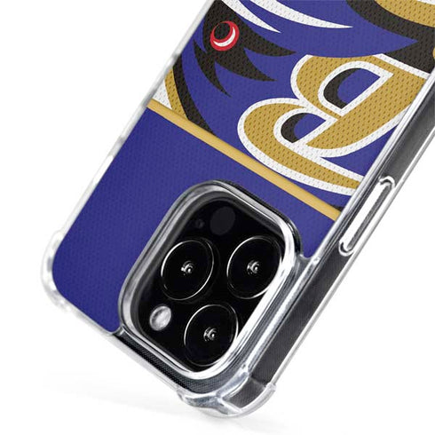 NFL Baltimore Ravens Zone Block iPhone 15 Pro Max MagSafe Case