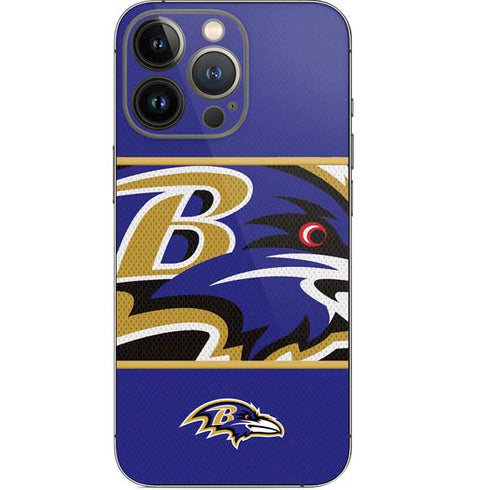 NFL Baltimore Ravens Zone Block iPhone 14 Pro Skin