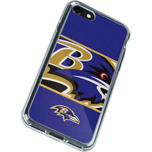 NFL Baltimore Ravens Zone Block iPhone SE (2nd & 3rd Gen) Clear Case