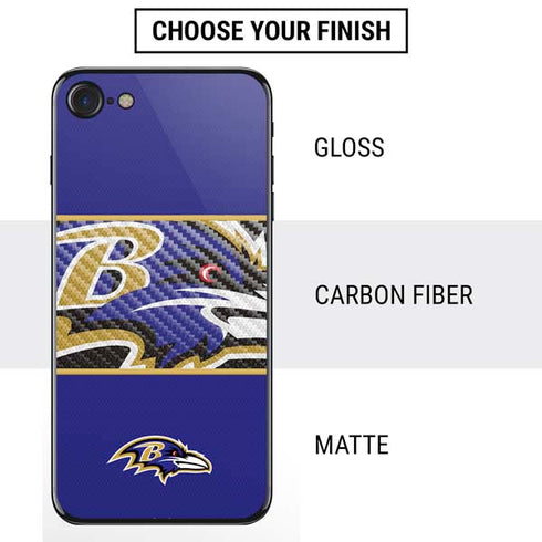 NFL Baltimore Ravens Zone Block iPhone SE (2nd & 3rd Gen) Skin