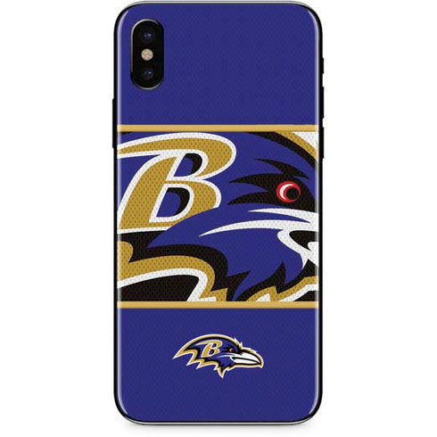 NFL Baltimore Ravens Zone Block iPhone XS Max Skin