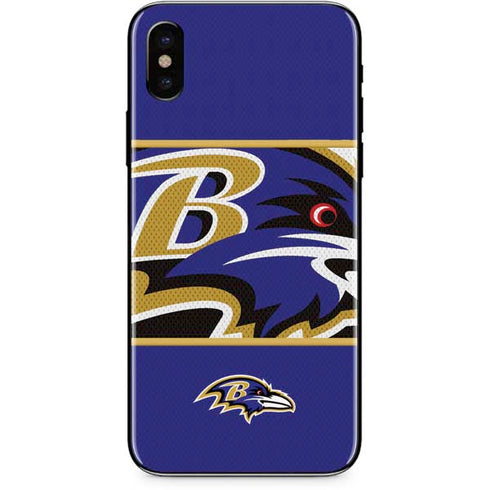 NFL Baltimore Ravens Zone Block iPhone XS Skin