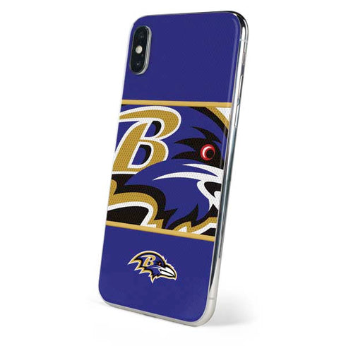 NFL Baltimore Ravens Zone Block iPhone XS Skin