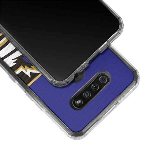 NFL Baltimore Ravens Zone Block LG K51/Q51 Clear Case