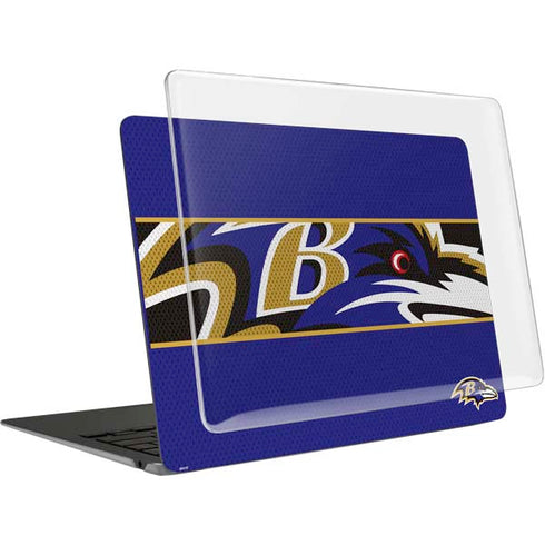 NFL Baltimore Ravens Zone Block MacBook Air 13in (2020) Case plus Skin