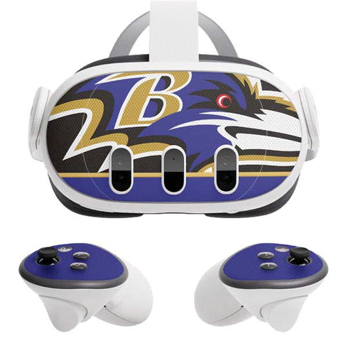 NFL Baltimore Ravens Zone Block Meta Quest 3 Skin
