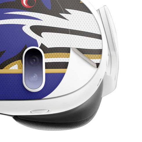 NFL Baltimore Ravens Zone Block Meta Quest 3 Skin