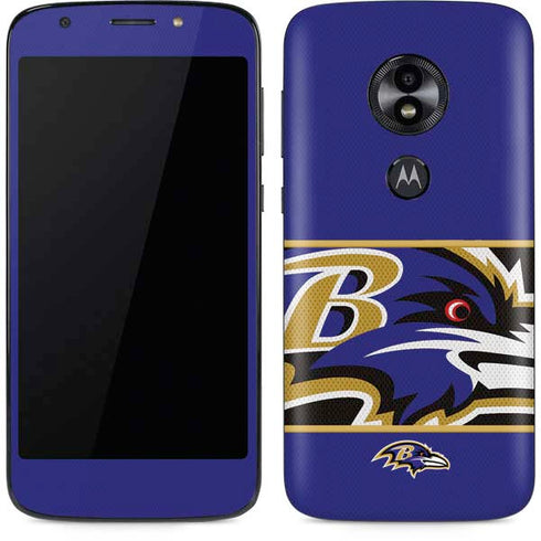 NFL Baltimore Ravens Zone Block Moto E5 Play Skin