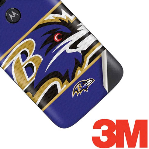 NFL Baltimore Ravens Zone Block Moto E5 Play Skin